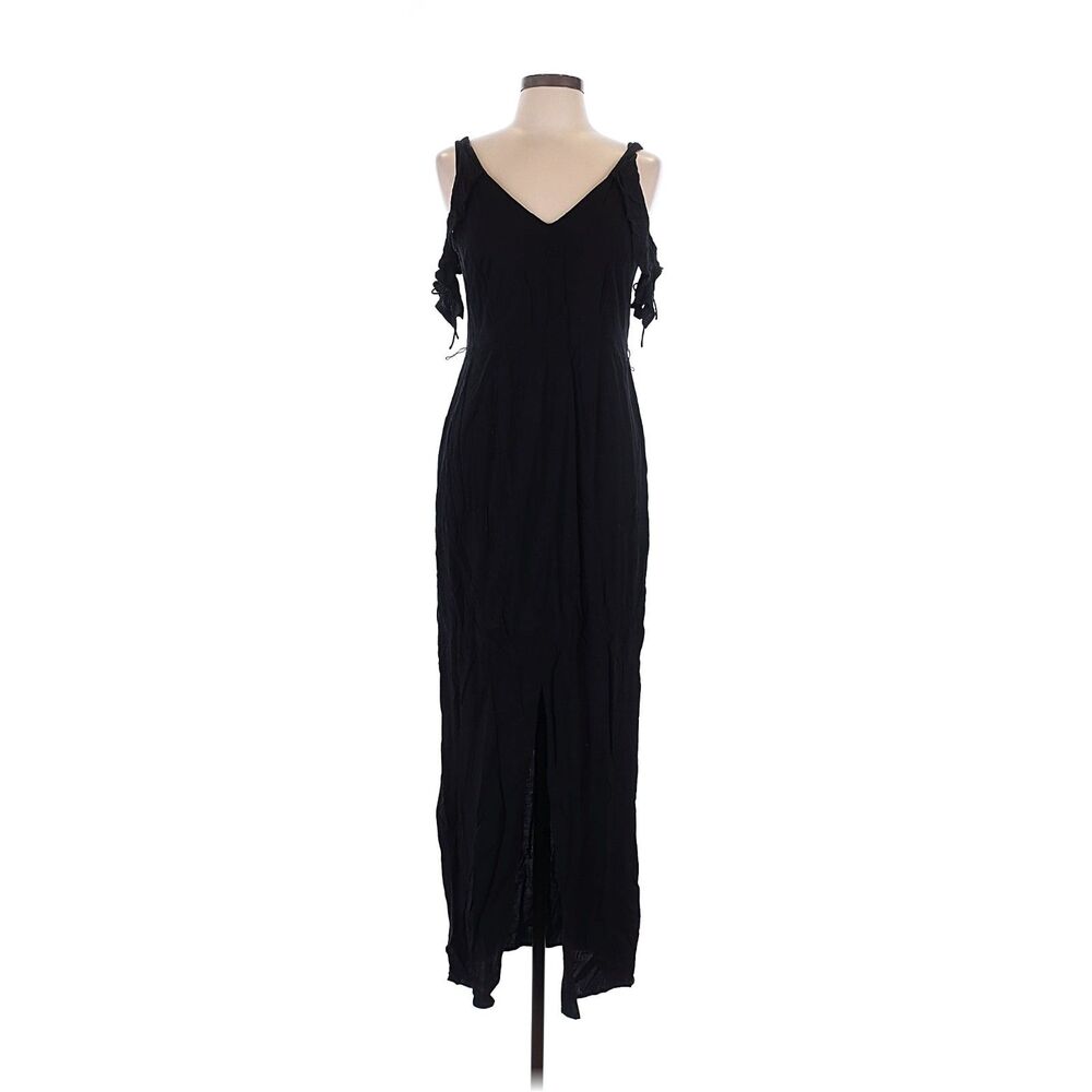 Paige Black Midi Dress. Size L